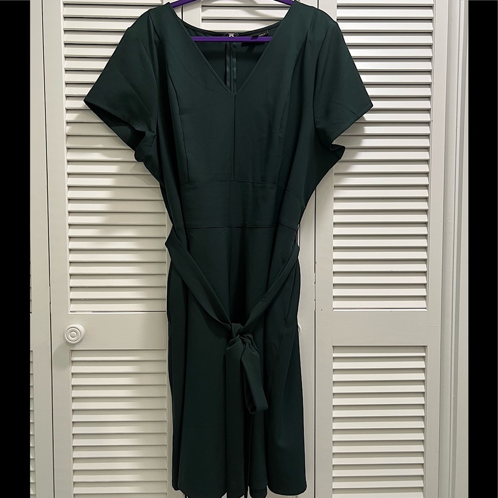 Lane Bryant short sleeved dress with belt